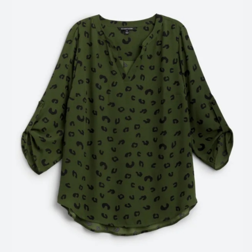 41 Hawthorn Freeman Split Neck Blouse